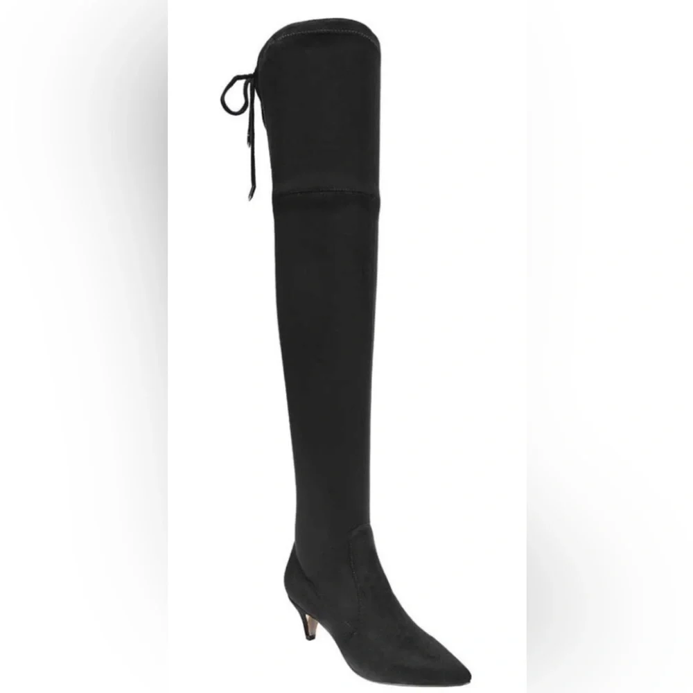Sam Edelman Black Kristie Over the Knee Boot Size 8 - Picture 2 of 8